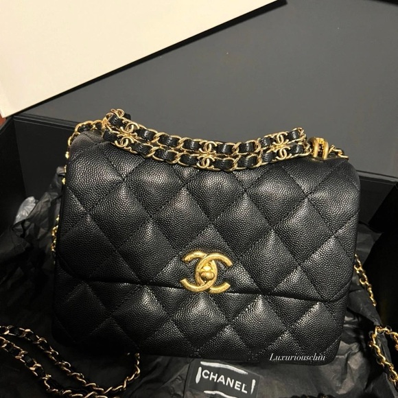 22K Chanel CocoFirst Mini Caviar Black BNIB Full Set SOLD Elsewhere - Picture 2 of 8